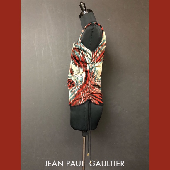 SOLD! Jean Paul Gaultier Maille Print Top Blouse - Picture 4 of 6